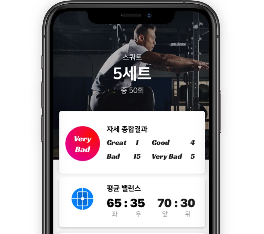 운동 결과 리뷰