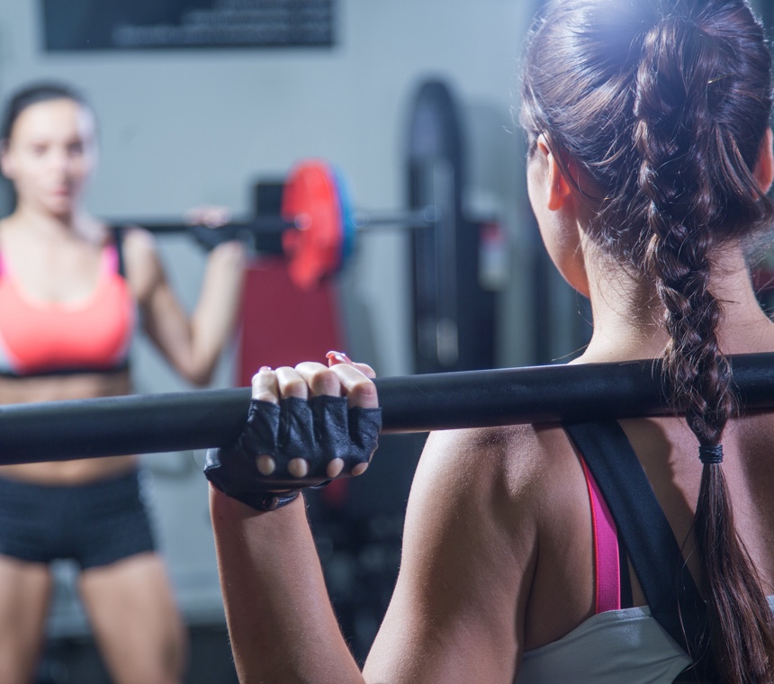 운동 자세 비교